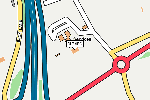 DL7 9EG map - OS OpenMap – Local (Ordnance Survey)