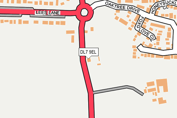 DL7 9EL map - OS OpenMap – Local (Ordnance Survey)