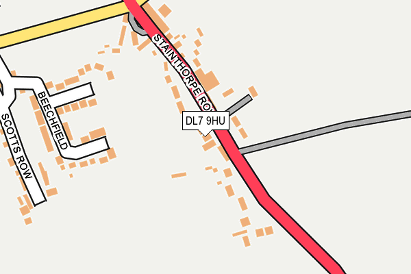 DL7 9HU map - OS OpenMap – Local (Ordnance Survey)