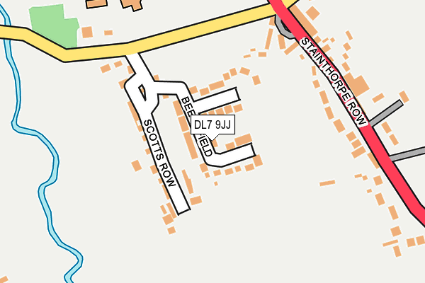 DL7 9JJ map - OS OpenMap – Local (Ordnance Survey)