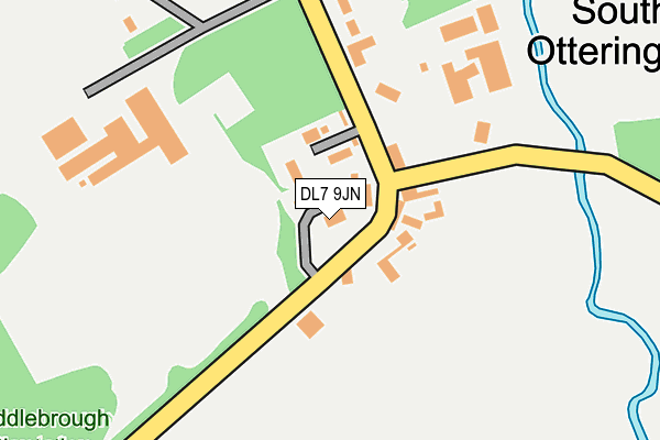 DL7 9JN map - OS OpenMap – Local (Ordnance Survey)