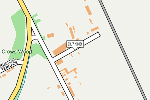 DL7 9NB map - OS OpenMap – Local (Ordnance Survey)