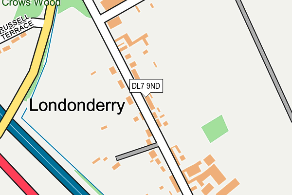 DL7 9ND map - OS OpenMap – Local (Ordnance Survey)