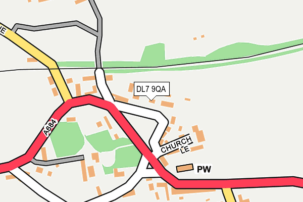 DL7 9QA map - OS OpenMap – Local (Ordnance Survey)
