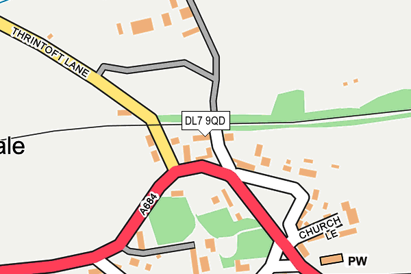 DL7 9QD map - OS OpenMap – Local (Ordnance Survey)