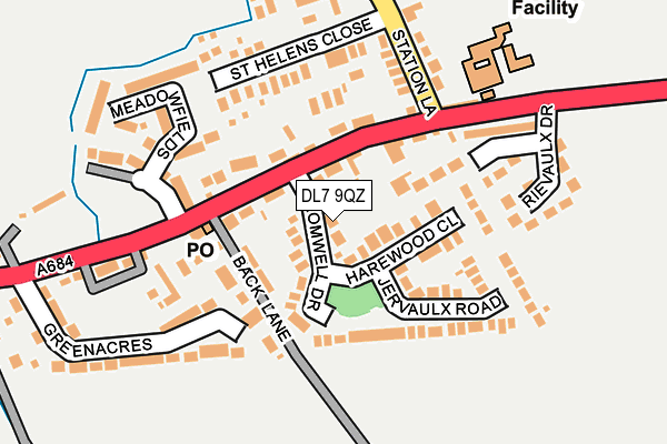 DL7 9QZ map - OS OpenMap – Local (Ordnance Survey)