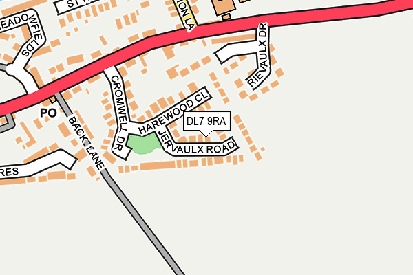 DL7 9RA map - OS OpenMap – Local (Ordnance Survey)