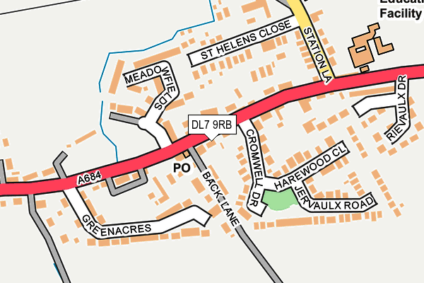 DL7 9RB map - OS OpenMap – Local (Ordnance Survey)