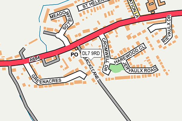 DL7 9RD map - OS OpenMap – Local (Ordnance Survey)