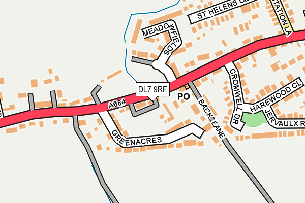 DL7 9RF map - OS OpenMap – Local (Ordnance Survey)