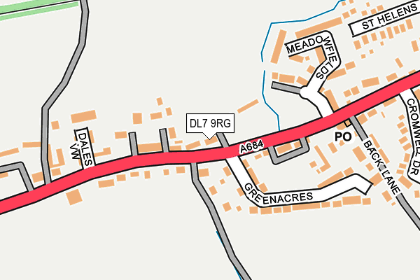 DL7 9RG map - OS OpenMap – Local (Ordnance Survey)