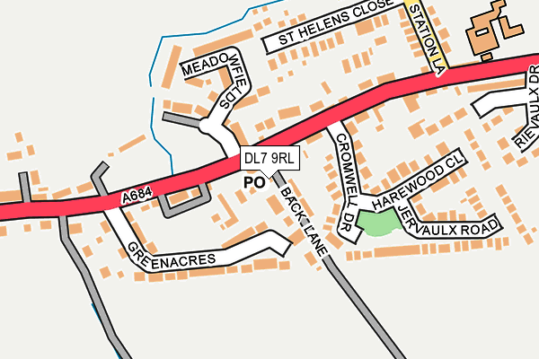 DL7 9RL map - OS OpenMap – Local (Ordnance Survey)