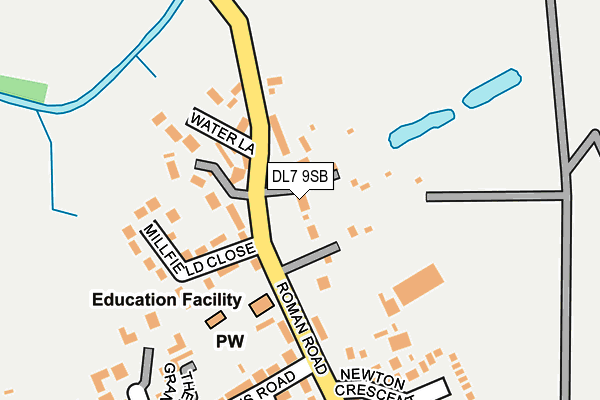 DL7 9SB map - OS OpenMap – Local (Ordnance Survey)