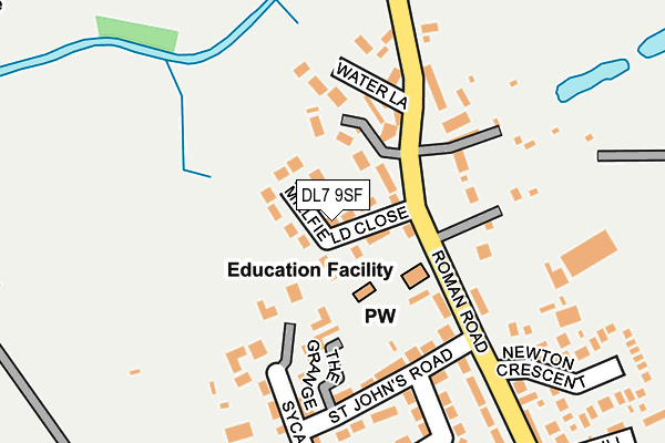 DL7 9SF map - OS OpenMap – Local (Ordnance Survey)