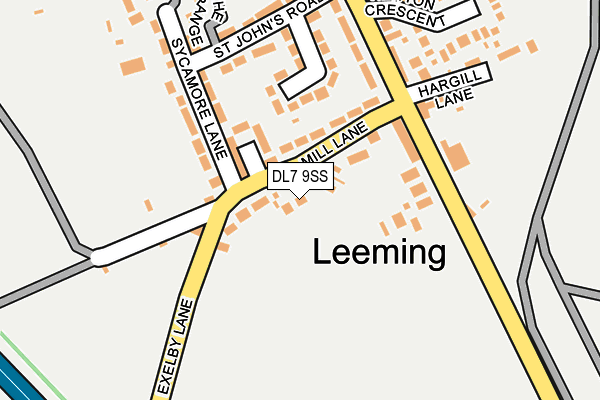 DL7 9SS map - OS OpenMap – Local (Ordnance Survey)