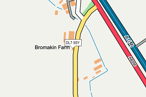 DL7 9SY map - OS OpenMap – Local (Ordnance Survey)