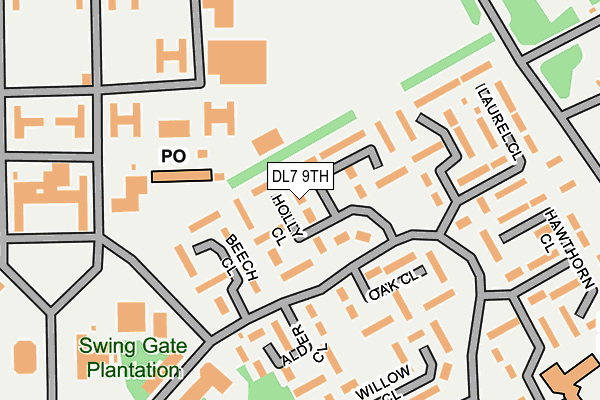 DL7 9TH map - OS OpenMap – Local (Ordnance Survey)