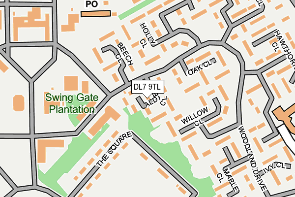 DL7 9TL map - OS OpenMap – Local (Ordnance Survey)