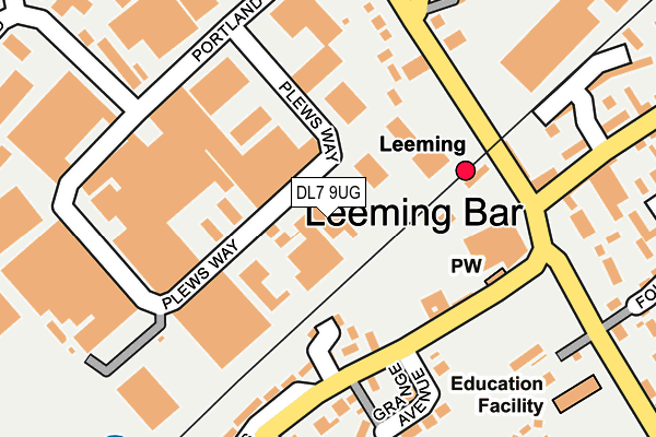 DL7 9UG map - OS OpenMap – Local (Ordnance Survey)