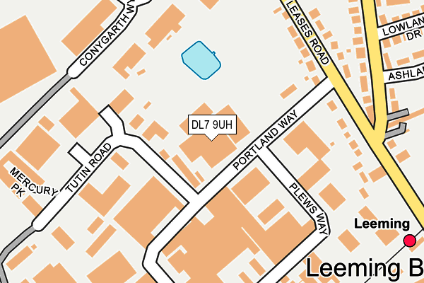 DL7 9UH map - OS OpenMap – Local (Ordnance Survey)