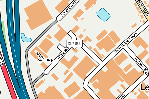 DL7 9UJ map - OS OpenMap – Local (Ordnance Survey)