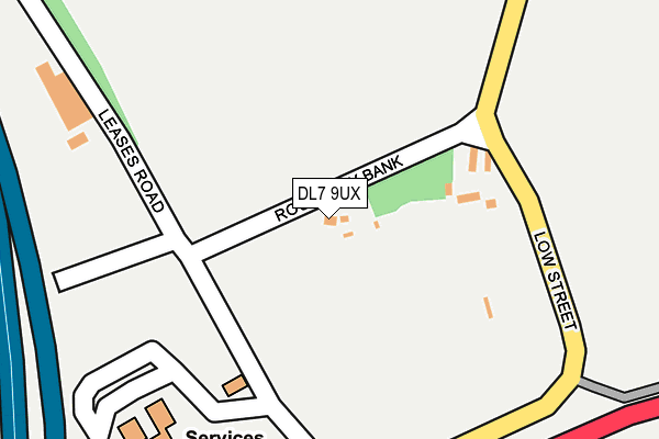 DL7 9UX map - OS OpenMap – Local (Ordnance Survey)