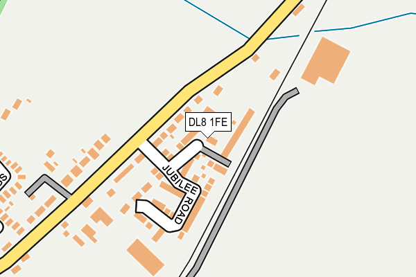 DL8 1FE map - OS OpenMap – Local (Ordnance Survey)