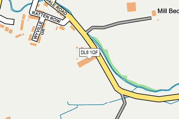 DL8 1QF map - OS OpenMap – Local (Ordnance Survey)