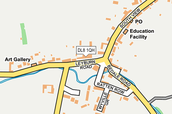 DL8 1QH map - OS OpenMap – Local (Ordnance Survey)