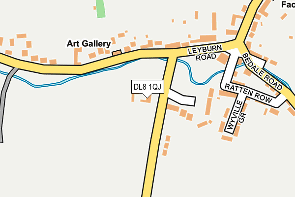 DL8 1QJ map - OS OpenMap – Local (Ordnance Survey)