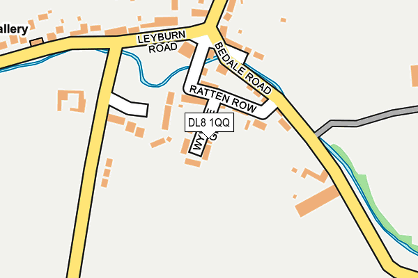 DL8 1QQ map - OS OpenMap – Local (Ordnance Survey)