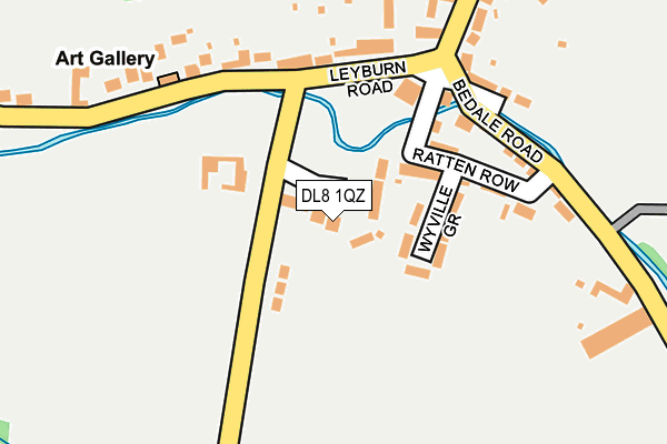 DL8 1QZ map - OS OpenMap – Local (Ordnance Survey)