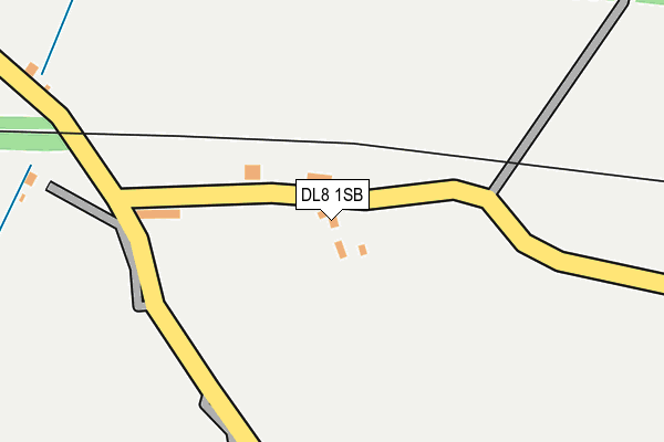 DL8 1SB map - OS OpenMap – Local (Ordnance Survey)