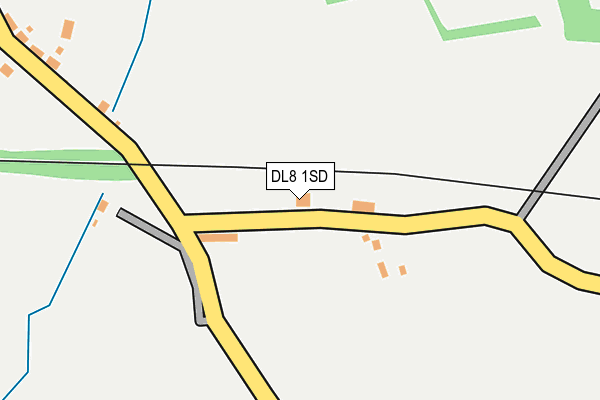 DL8 1SD map - OS OpenMap – Local (Ordnance Survey)