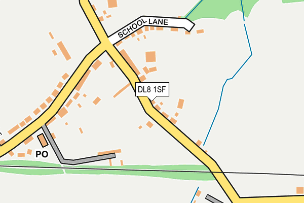 DL8 1SF map - OS OpenMap – Local (Ordnance Survey)