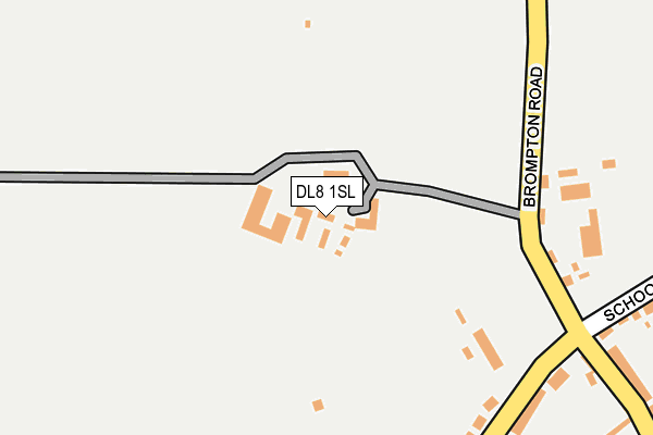 DL8 1SL map - OS OpenMap – Local (Ordnance Survey)