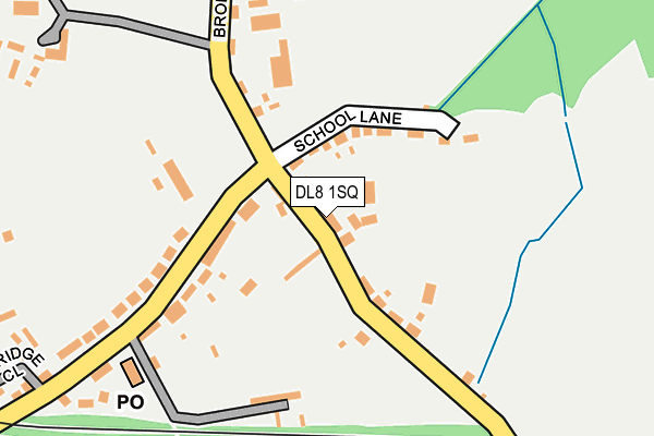DL8 1SQ map - OS OpenMap – Local (Ordnance Survey)