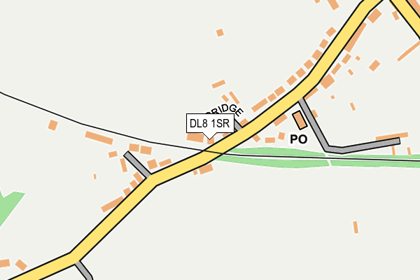 DL8 1SR map - OS OpenMap – Local (Ordnance Survey)