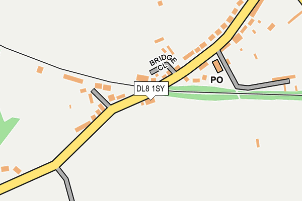 DL8 1SY map - OS OpenMap – Local (Ordnance Survey)