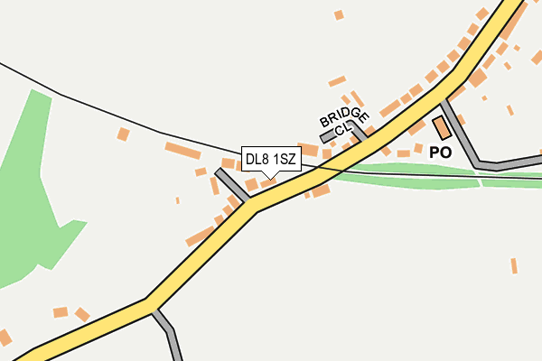 DL8 1SZ map - OS OpenMap – Local (Ordnance Survey)
