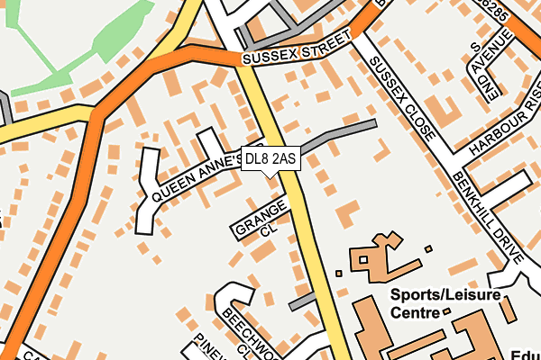 Map of JOHN GRICE ELECTRICAL LTD at local scale