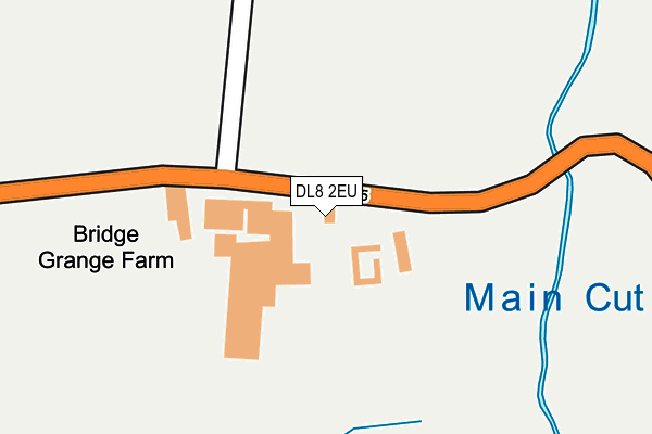 DL8 2EU map - OS OpenMap – Local (Ordnance Survey)
