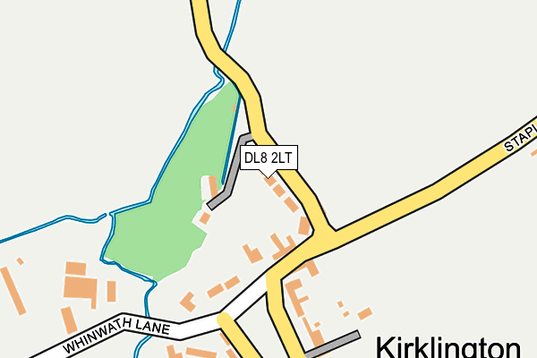 DL8 2LT map - OS OpenMap – Local (Ordnance Survey)