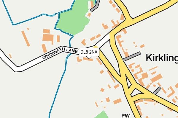 DL8 2NA map - OS OpenMap – Local (Ordnance Survey)