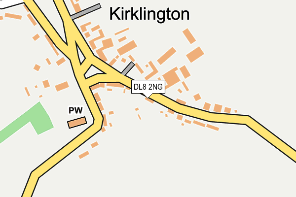 DL8 2NG map - OS OpenMap – Local (Ordnance Survey)