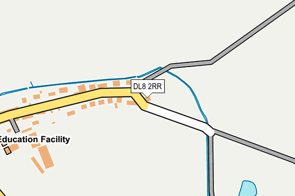 DL8 2RR map - OS OpenMap – Local (Ordnance Survey)