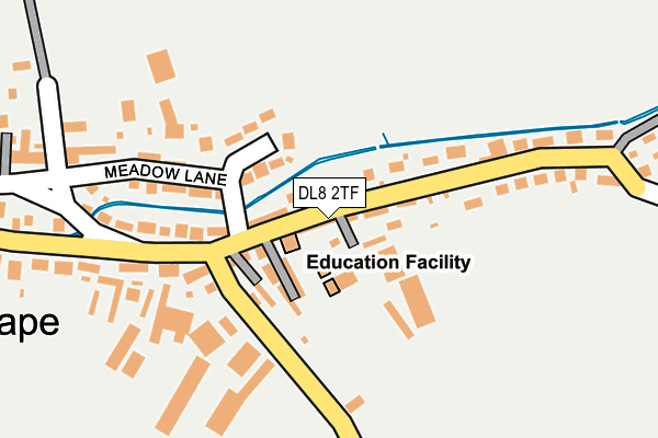 DL8 2TF map - OS OpenMap – Local (Ordnance Survey)