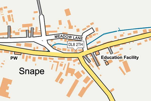 DL8 2TH map - OS OpenMap – Local (Ordnance Survey)