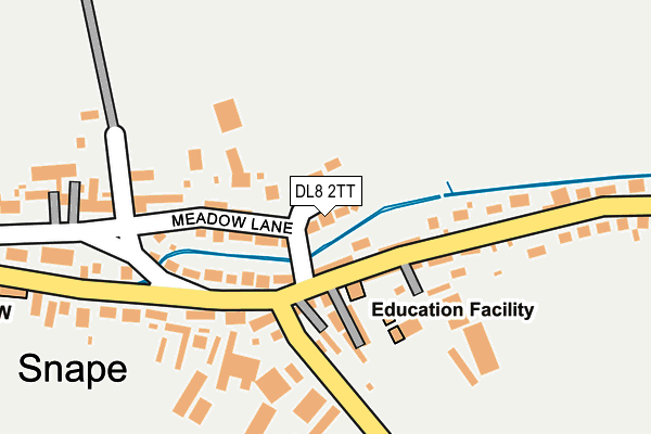 DL8 2TT map - OS OpenMap – Local (Ordnance Survey)