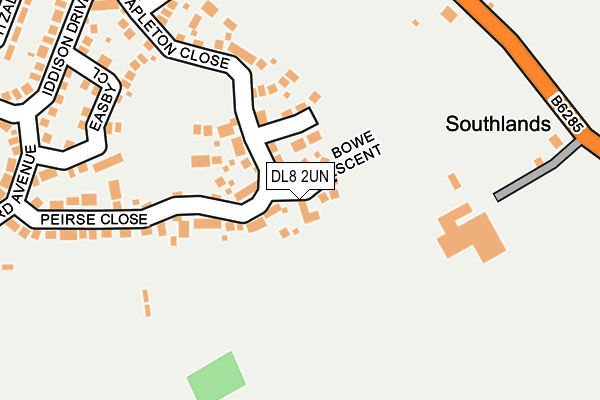 DL8 2UN map - OS OpenMap – Local (Ordnance Survey)